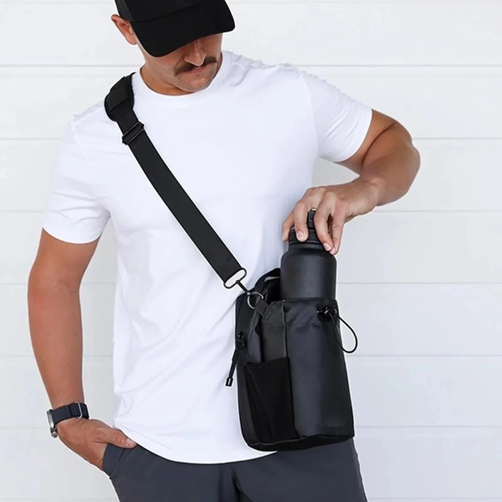 Magnetic Gym Sling Bag